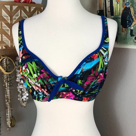 Pour Moi? Underwire Bikini Top - Mad Men Vibes - Picture 1 of 8